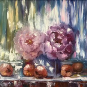 Peonies and Plums