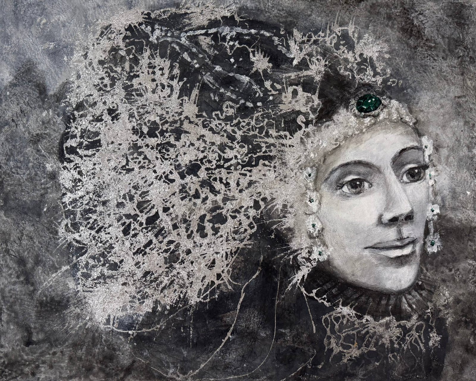 “Emerald Princess” – Regal Fantasy Portrait by Regina Arts